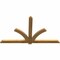Ekena Millwork Redmond Rough Sawn Timber Gable Bracket, Western Red Cedar, 72"W x 42"H x 2"D x 4"F, 14/12 Pitch GBW072X42X0204RED00RWR - alternate 2